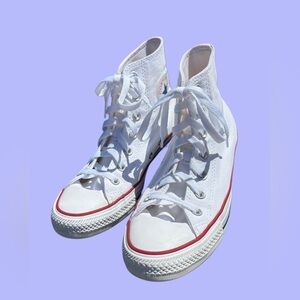 White Converse All-Star High-Tops